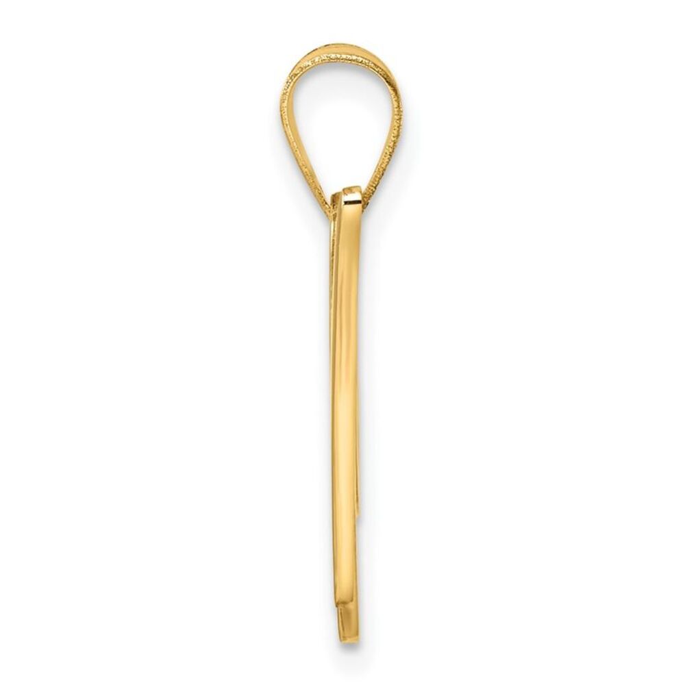 Kazi Luxury 14k Yellow Gold Script Letter W Initi… - image 2